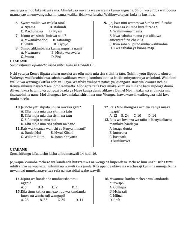Preview page -Grade-4-Kiswahili-End-Term-1-Exam-2026_5264_1.jpg