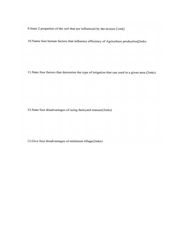 Preview page Agriculture-Form-3-End-of-Term-1-Paper-1-Examination-2019_54_2.jpg