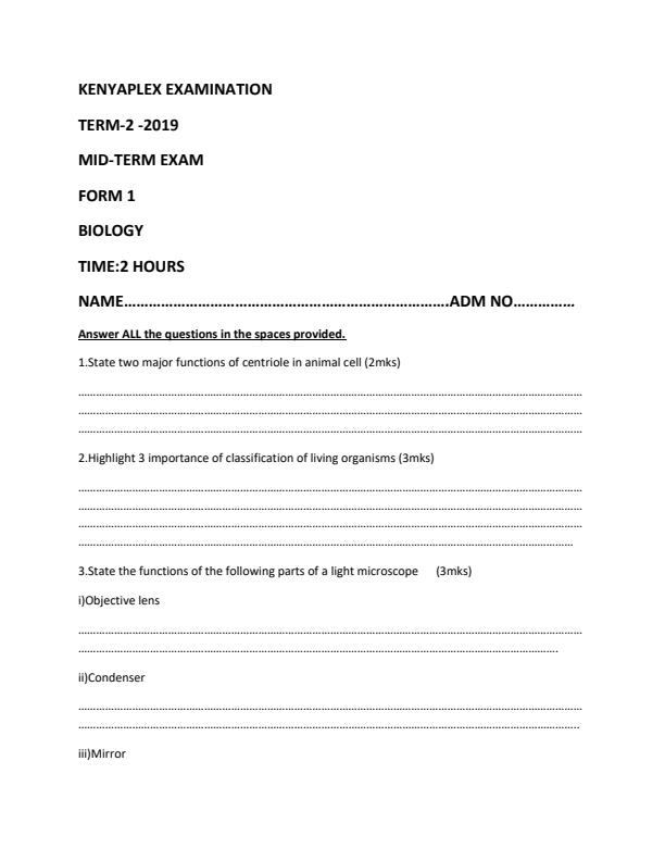Preview page Biology-Form-1-Mid-Term-2-Examination-2019_163_0.jpg
