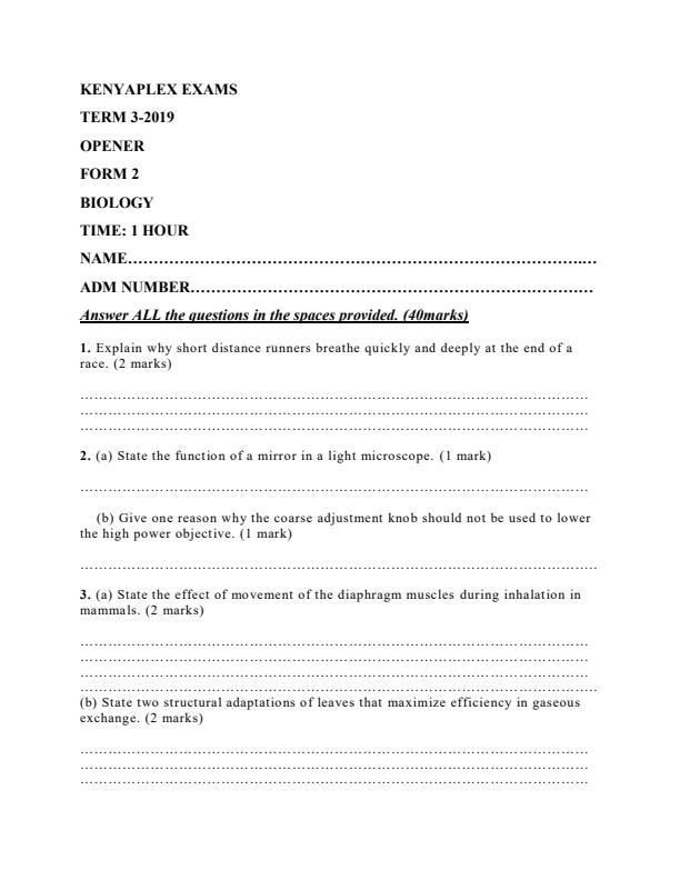 Preview page Biology-Form-2-Term-3-Opener-Examination_264_0.jpg