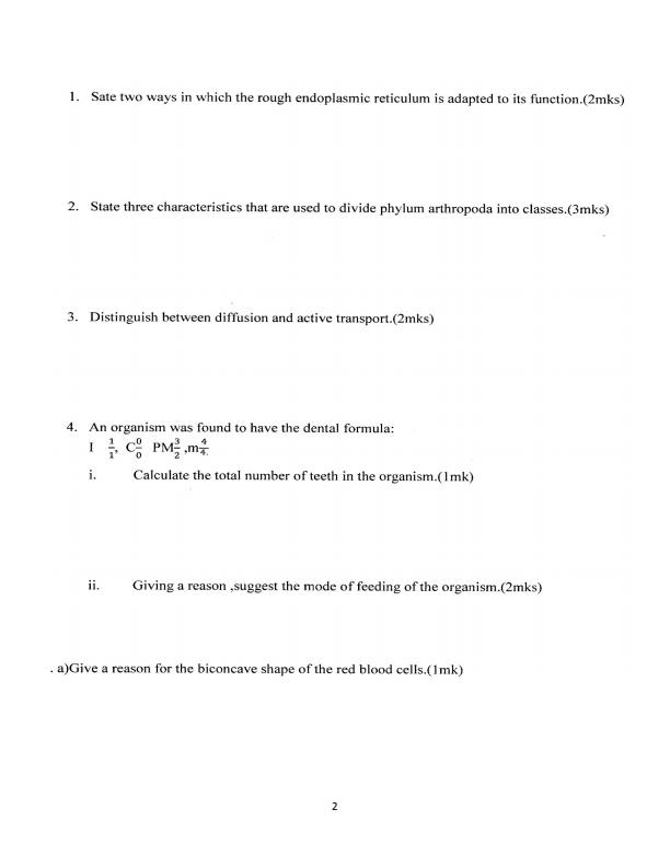 Preview page Biology-Form-3-End-of-Term-1-Paper-1-Examination-2019_55_1.jpg
