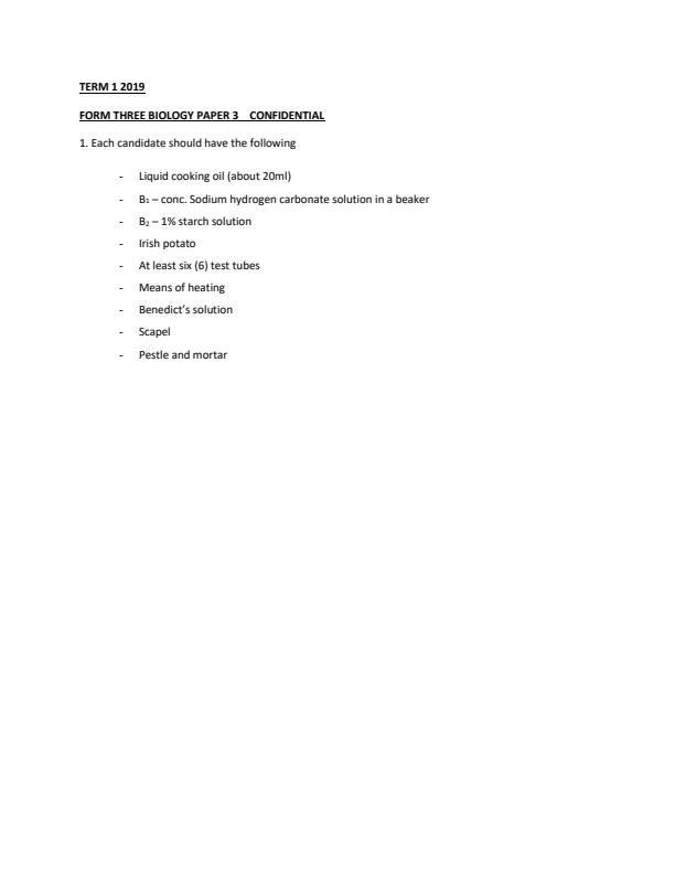 Preview page Biology-Form-3-End-of-Term-1-Paper-3-Confidential-paper-Examination-2019_98_0.jpg