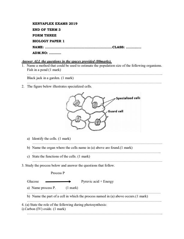 Preview page Biology-Form-3-End-of-Term-3-Paper-1-Examination-2019_354_0.jpg