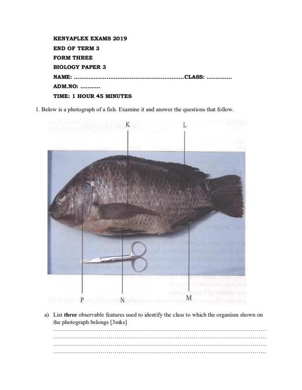 Preview page Biology-Form-3-End-of-Term-3-Paper-3-Examination-2019_356_0.jpg