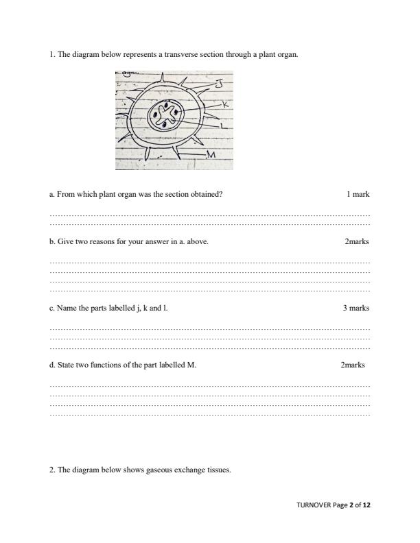 Preview page Biology-Form-4-End-of-Term-1-Paper-2-Examination-2019_115_1.jpg