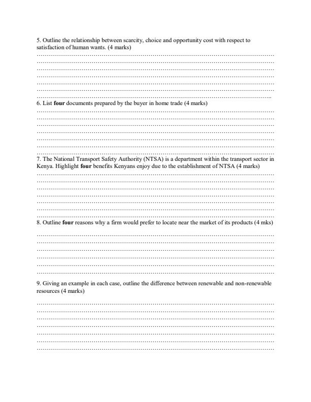 Preview page Business-Studies-Form-2-End-of-Term-3-Examination-2019_394_1.jpg