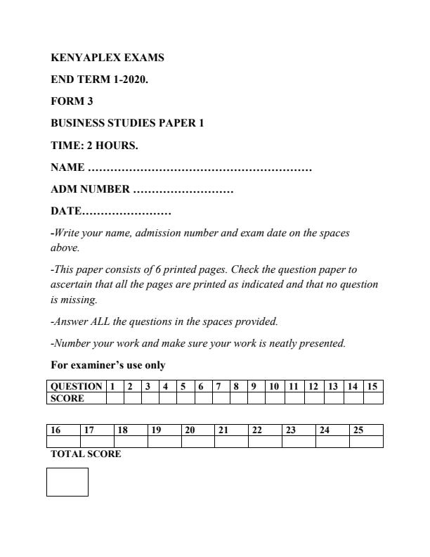 Preview page Business-Studies-Paper-1-Form-3-End-of-Term-1-Examination-2020_609_0.jpg
