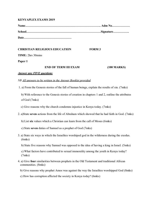 Preview page CRE-Form-3-Paper-1-End-of-Term-3-Exams-2019_381_0.jpg