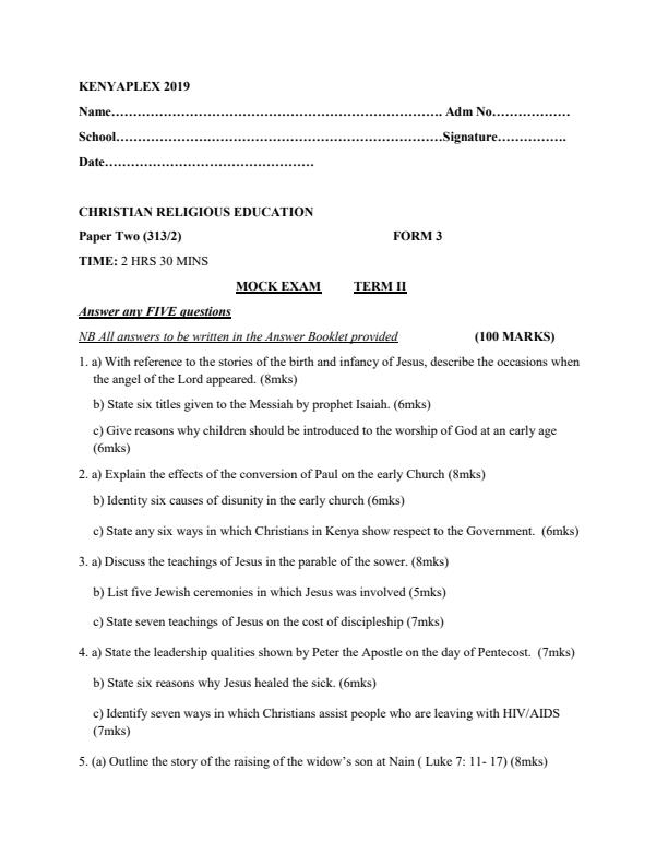 Preview page CRE-Form-3-Paper-2-Mock-Exams-Term-2-2019_230_0.jpg