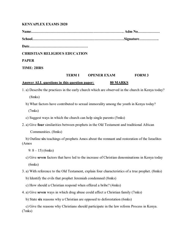 Preview page CRE-Form-3-Term-1-Opener-Examination-2020_461_0.jpg