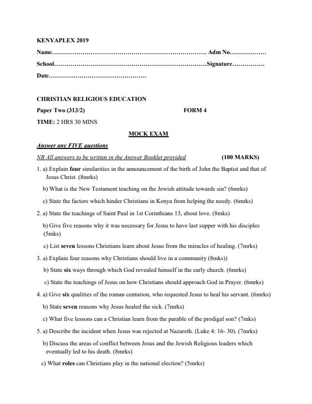 Preview page CRE-Form-4-Paper-2-Mock-Exams-Term-2-2019_231_0.jpg