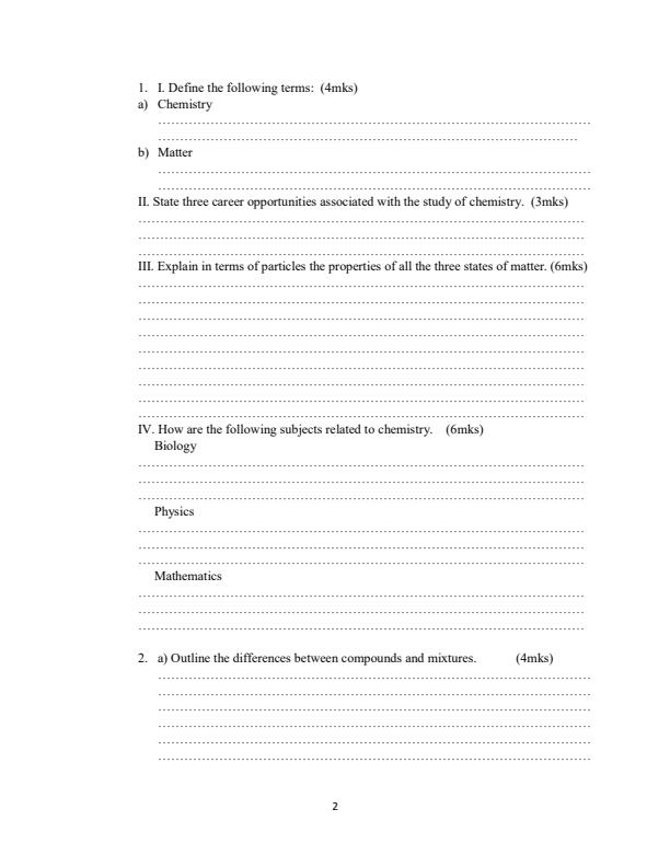 Preview page Chemistry-Form-1-End-of-Term-1-Examination-2019_36_1.jpg