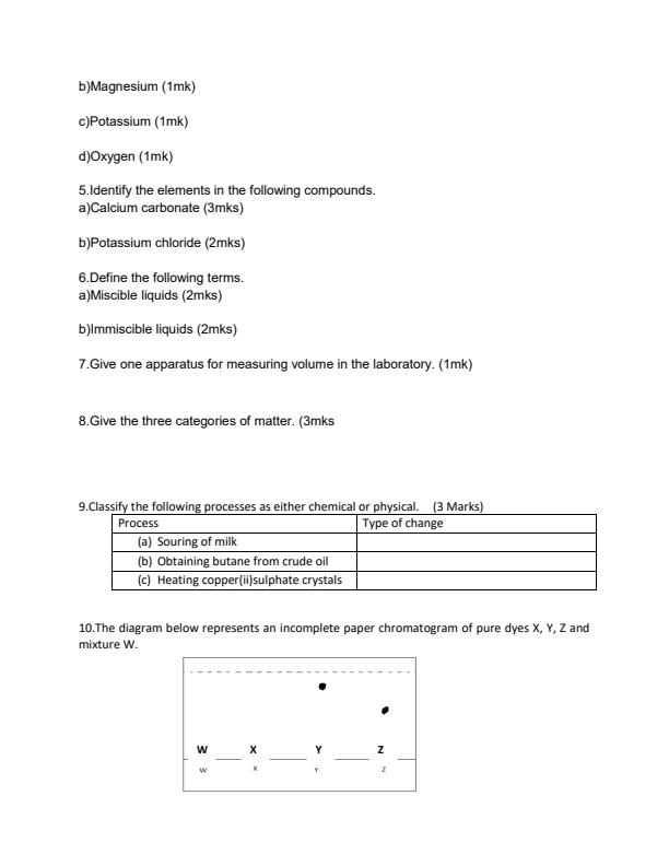 Preview page Chemistry-Form-1-Mid-Term-2-Examination-2019_157_1.jpg