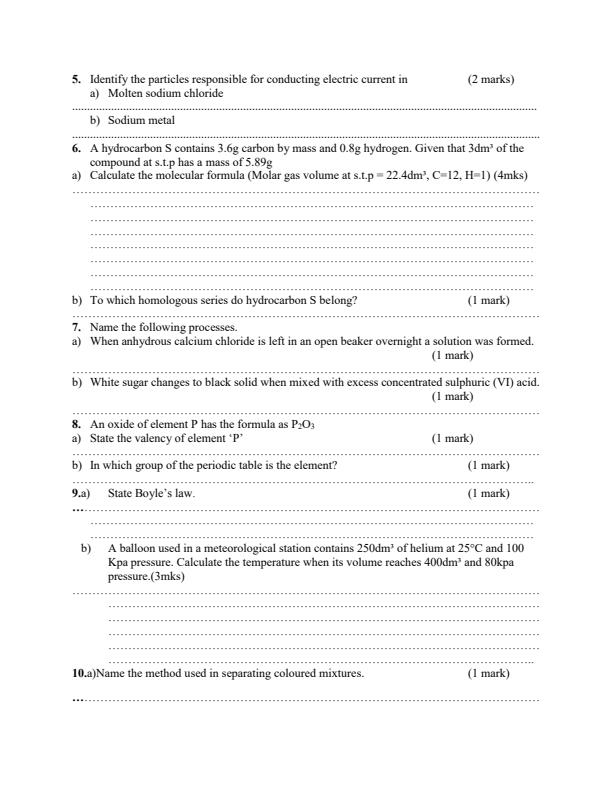 Preview page Chemistry-Paper-1-Form-4-End-of-Term-1-Examination-2020_698_1.jpg