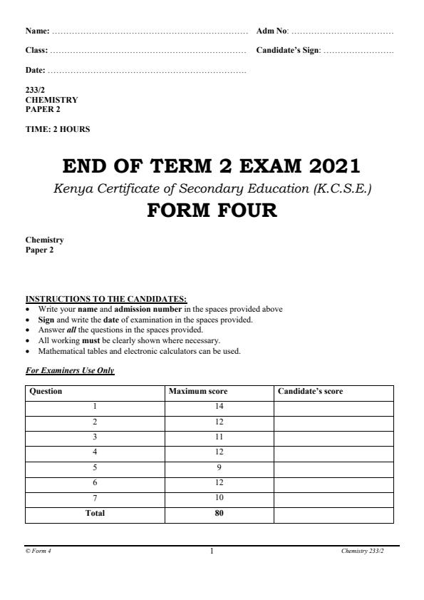 Preview page Chemistry-Paper-2-Form-4-End-of-Term-2-Examination-2021_959_0.jpg