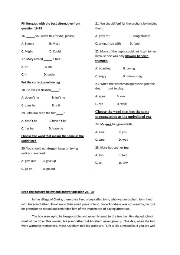 Preview page Class-7-English-End-of-Term-1-Examination-2020_582_1.jpg