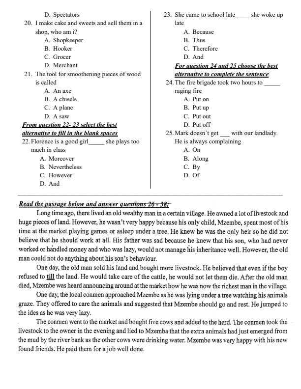 Preview page Class-7-English-End-of-Term-3-Examination-2022_1085_1.jpg