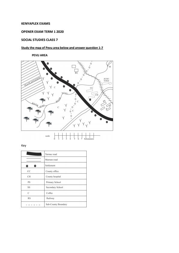 Preview page Class-7-Social-Studies-with-Religious-Education-CRE-and-IRE-Term-1-Opener-Examination-2020_494_0.jpg