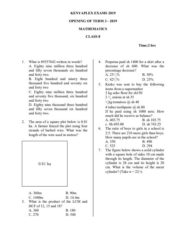 Preview page Class-8-Mathematics-Term-3-Opener-Examination-2019_326_0.jpg
