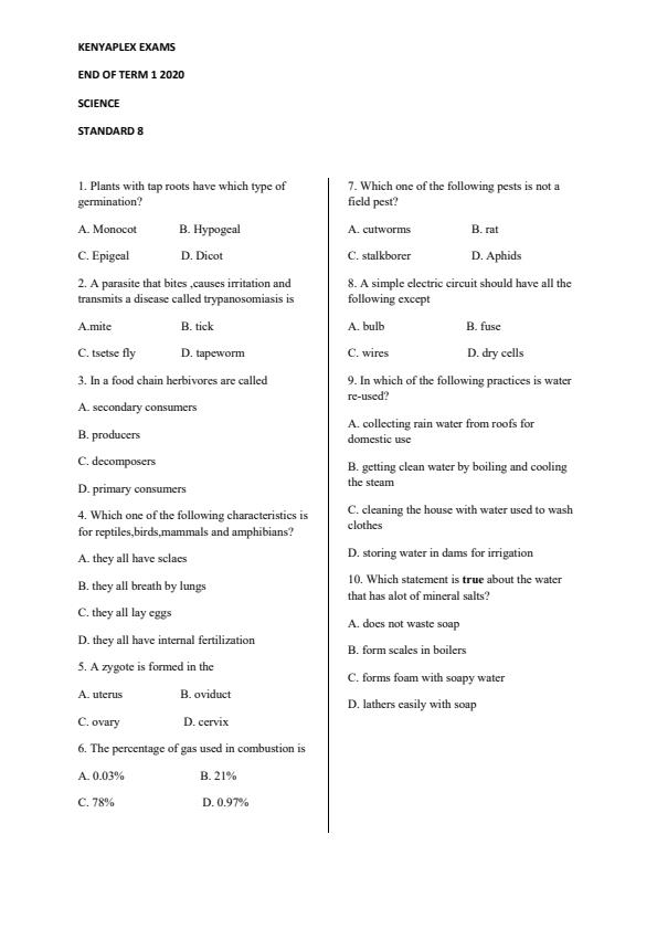 Preview page Class-8-Science-End-of-Term-1-Examination-2020_584_0.jpg