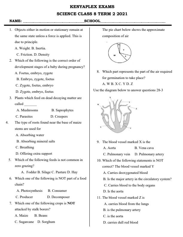 Preview page Class-8-Science-End-of-Term-2-Examination-2021_950_0.jpg