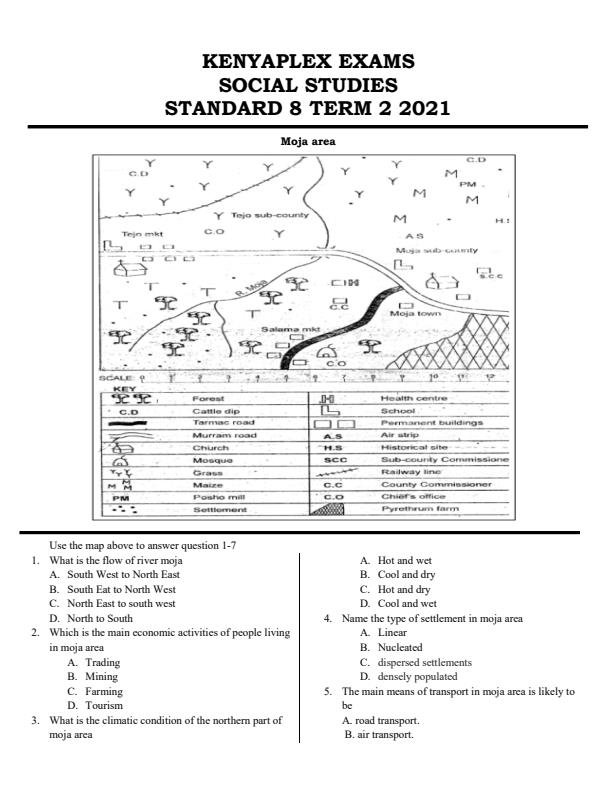 Preview page Class-8-Social-Studies-End-of-Term-2-Exams-2021_954_0.jpg