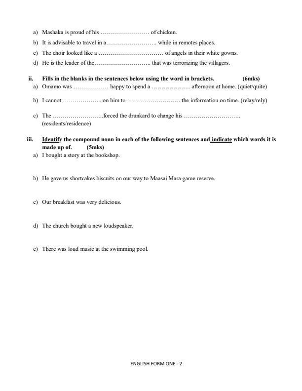 Preview page English-Form-1-Term-3-Opener-Examination_294_1.jpg