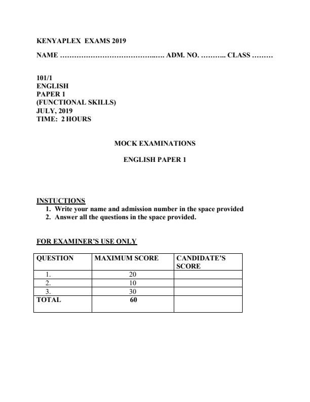 Preview page English-Form-3-Paper-1-Mock-Exams-Term-2-2019_250_0.jpg