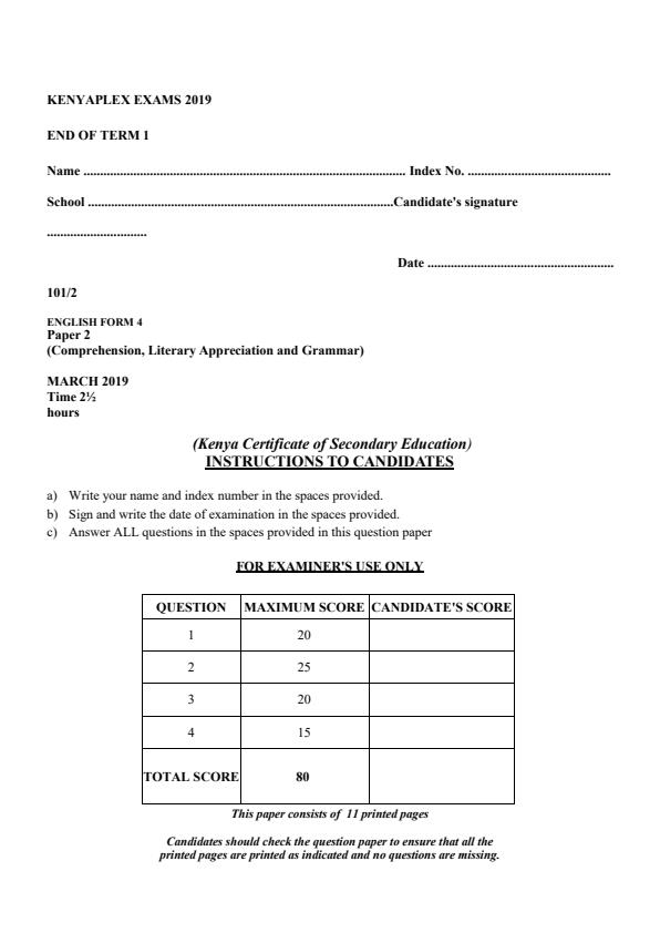 Preview page English-Form-4-End-of-Term-1-Paper-2-Examination-2019_113_0.jpg