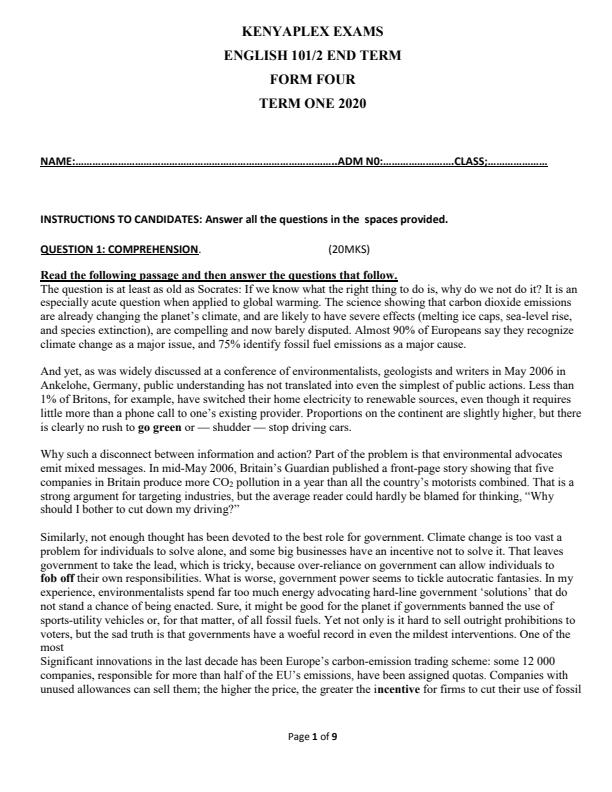 Preview page English-Paper-2-Form-4-End-of-Term-1-Examination-2020_617_0.jpg