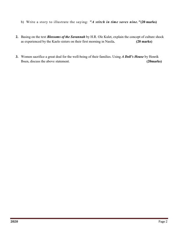 Preview page English-Paper-3-Form-3-End-of-Term-1-Examination-2020_615_1.jpg