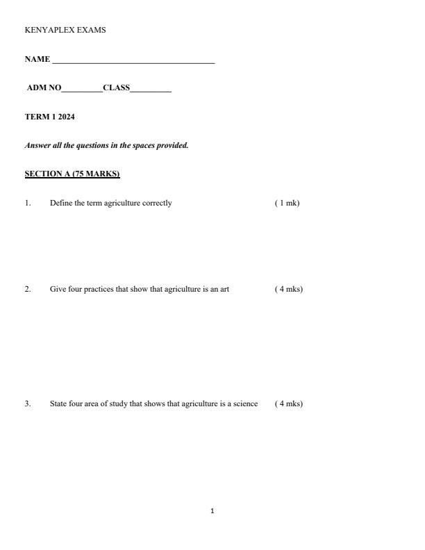 Preview page Form-1-Agriculture-End-of-Term-1-Examination-2024-Version-2_2313_0.jpg