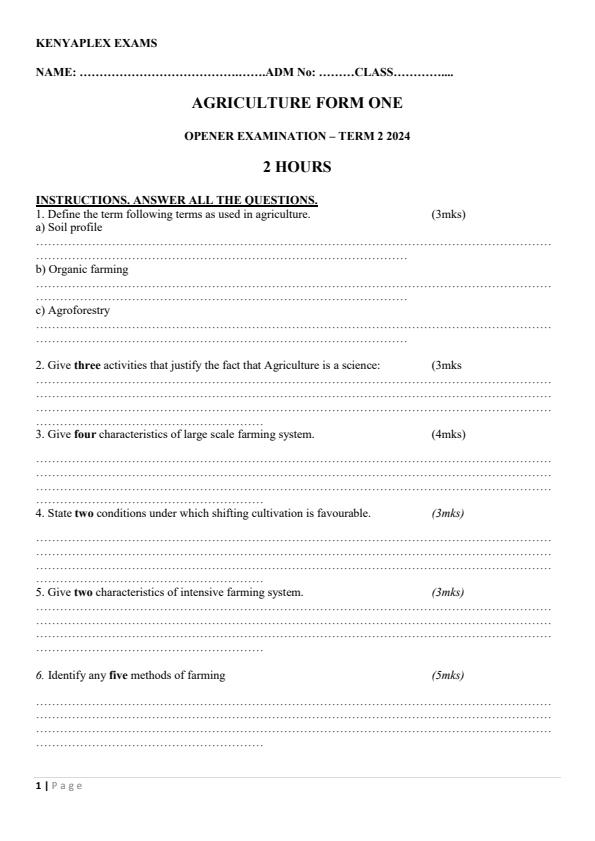 Preview page Form-1-Agriculture-Term-2-Opener-Exam-2024_2362_0.jpg