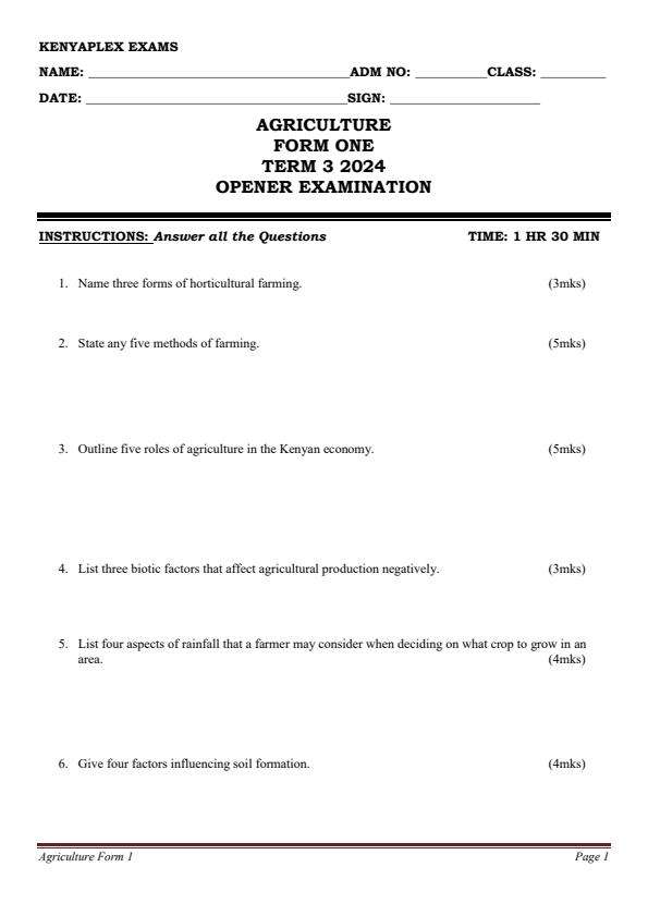 Preview page Form-1-Agriculture-Term-3-Opener-Exam-2024_2989_0.jpg