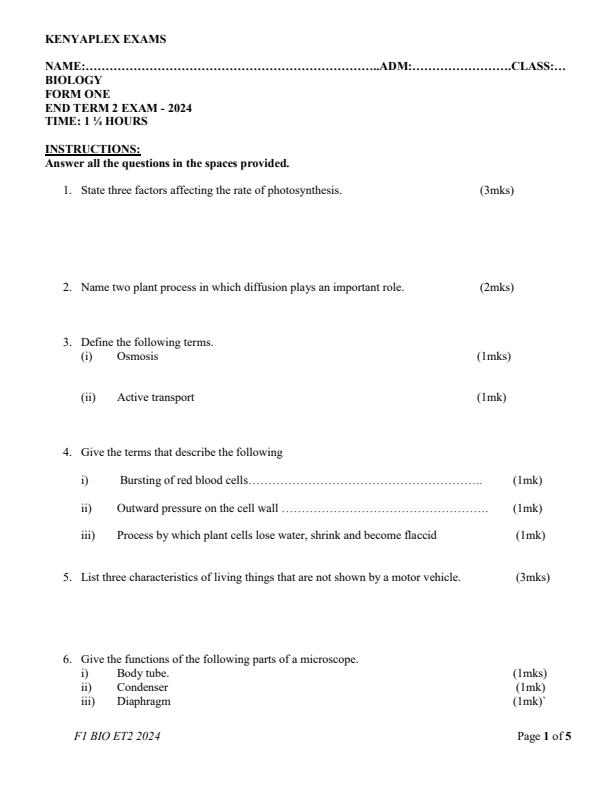 Preview page Form-1-Biology-End-of-Term-2-Examination-2024_2710_0.jpg
