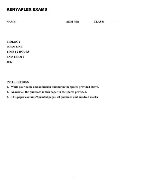 Preview page Form-1-Biology-End-of-Term-3-Examination-2022_1060_0.jpg