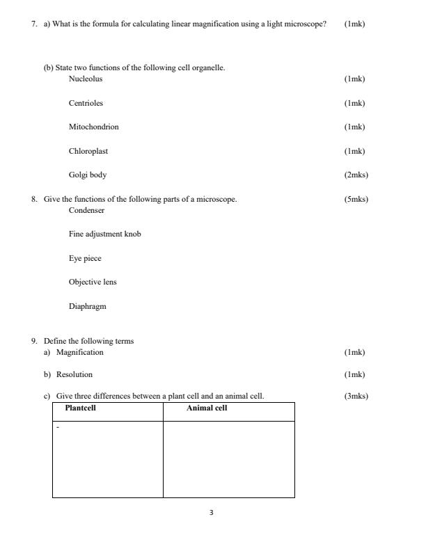 Preview page Form-1-Biology-End-of-Term-3-Examination-2022_1060_2.jpg