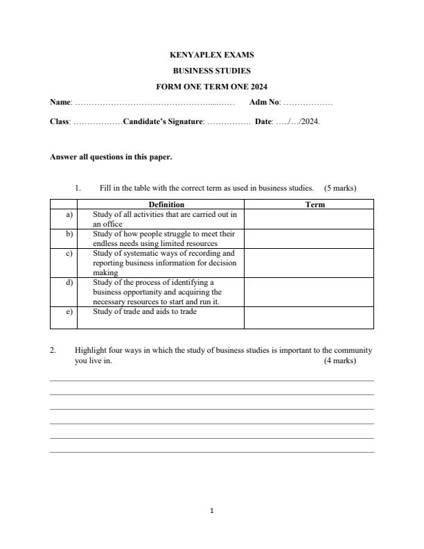Preview page Form-1-Business-Studies-End-of-Term-1-Examination-2024_2206_0.jpg