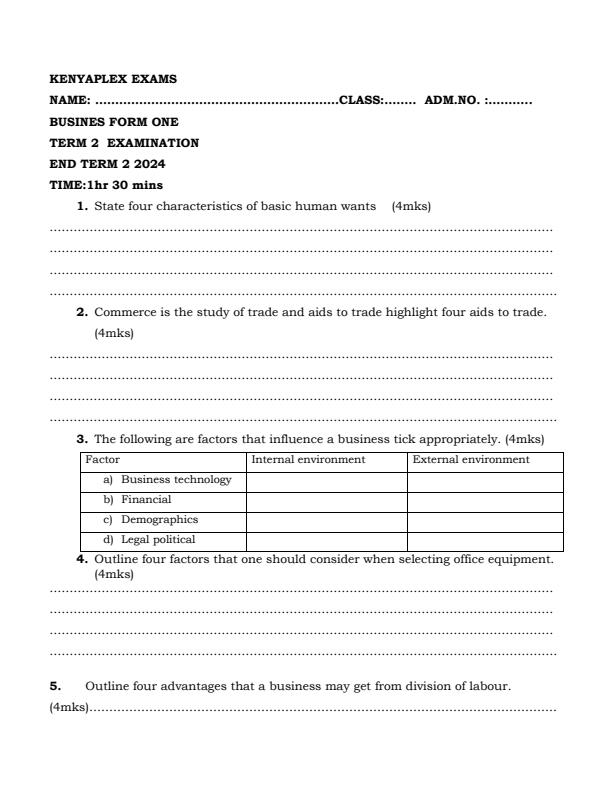 Preview page Form-1-Business-Studies-End-of-Term-2-Examination-2024_2717_0.jpg