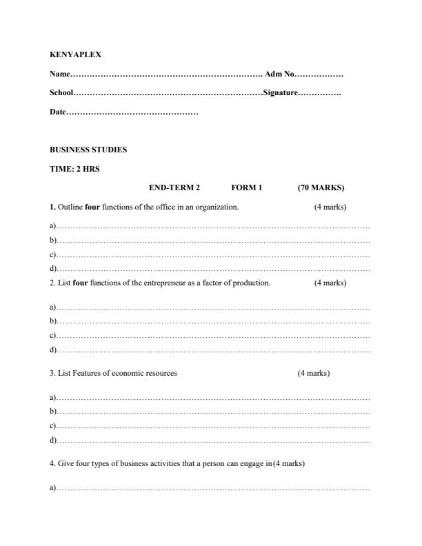 Preview page Form-1-Business-Studies-End-of-Term-2-Exams-2021_872_0.jpg