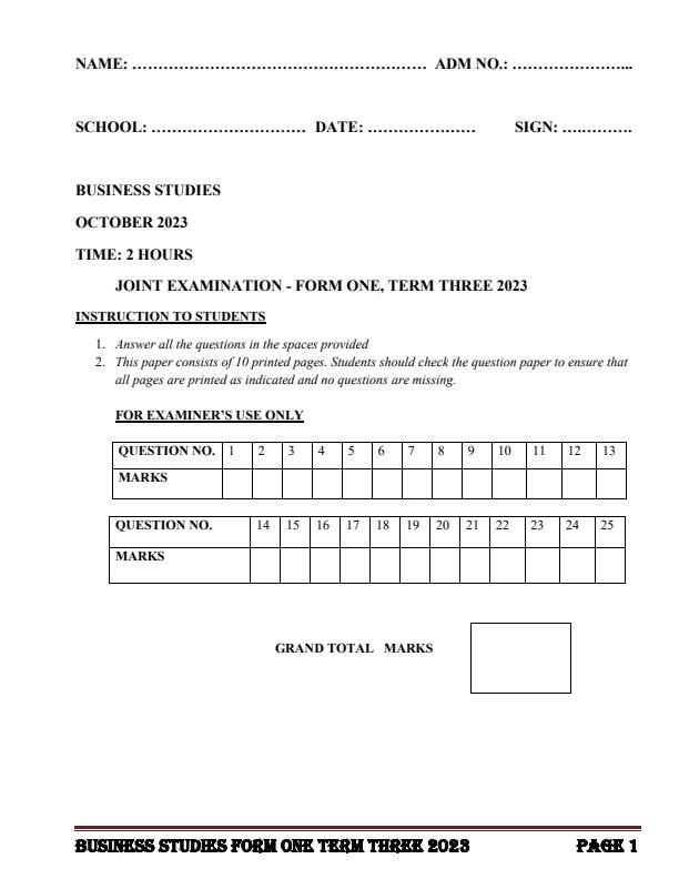 Preview page Form-1-Business-Studies-End-of-Term-3-Examination-2023_1832_0.jpg