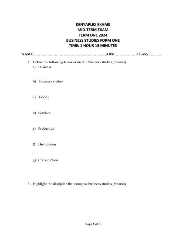 Preview page Form-1-Business-Studies-Mid-Term-1-Examination-2024_2047_0.jpg