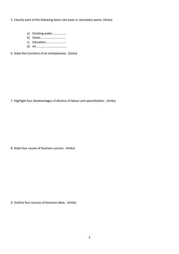Preview page Form-1-Business-Studies-Term-3-Opener-Exam-2024_2997_1.jpg