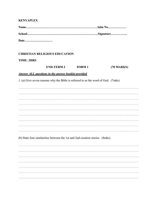 Preview page Form-1-CRE-End-Term-2-Examination-2021_875_0.jpg