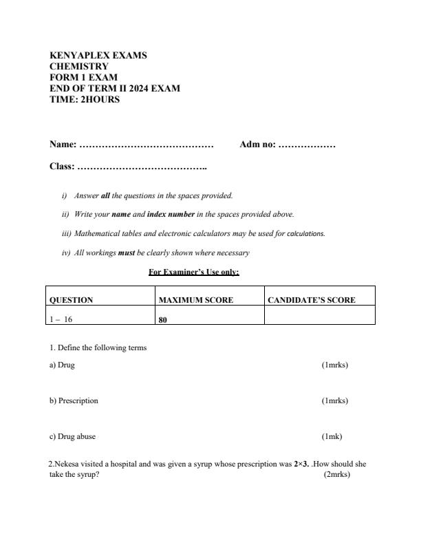 Preview page Form-1-Chemistry-End-of-Term-2-Examination-2024_2723_0.jpg