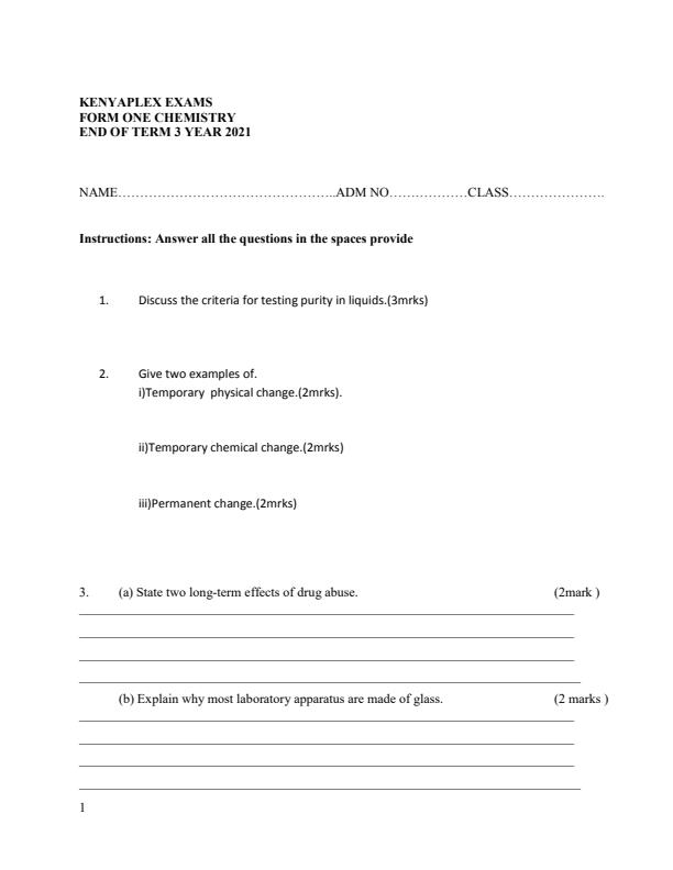 Preview page Form-1-Chemistry-End-of-Term-3-Examination-2021_836_0.jpg