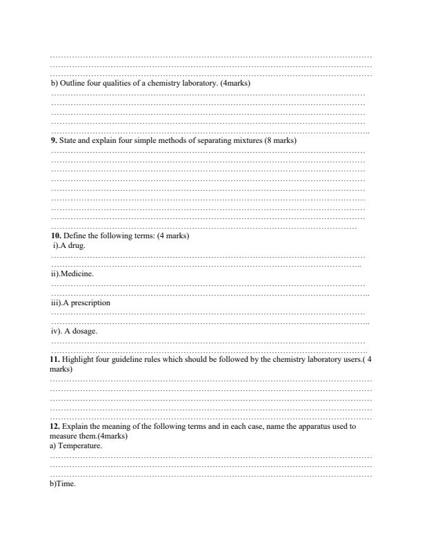 Preview page Form-1-Chemistry-Mid-Term-1-Examination-2020_553_1.jpg