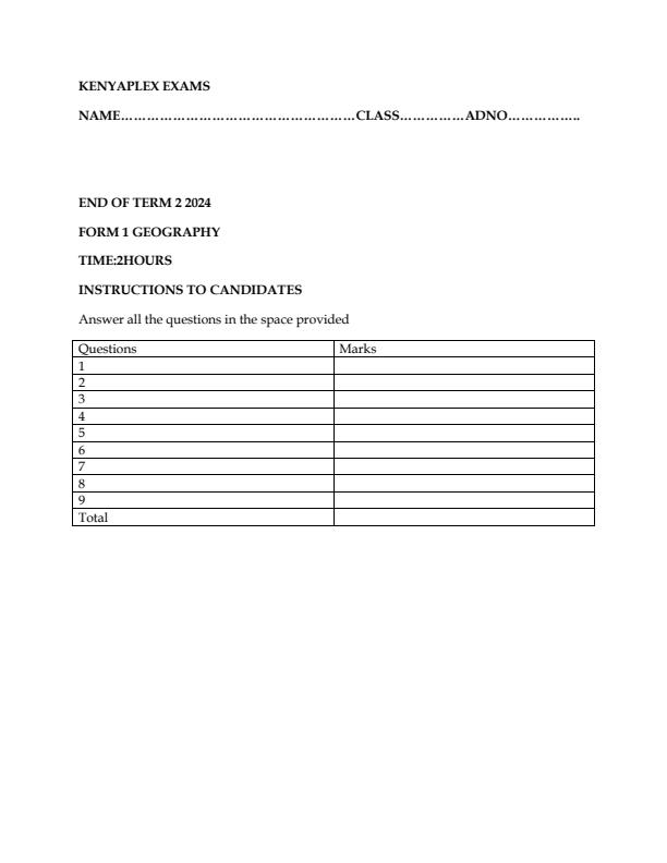 Preview page Form-1-Geography-End-of-Term-2-Examination-2024_2742_0.jpg