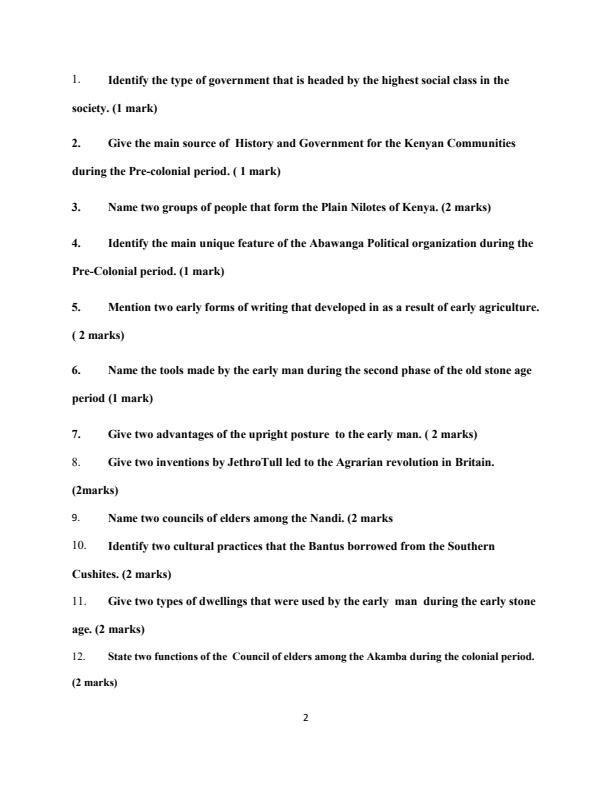 Preview page Form-1-History-and-Government-End-of-Term-2-Examination-2023_1743_1.jpg