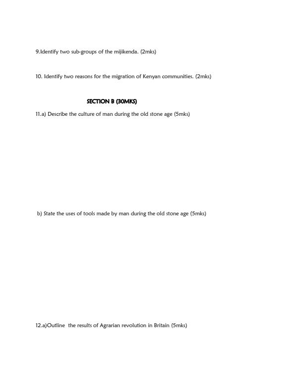 Preview page Form-1-History-and-Government-Mid-Term-2-Examination-2024_2505_1.jpg